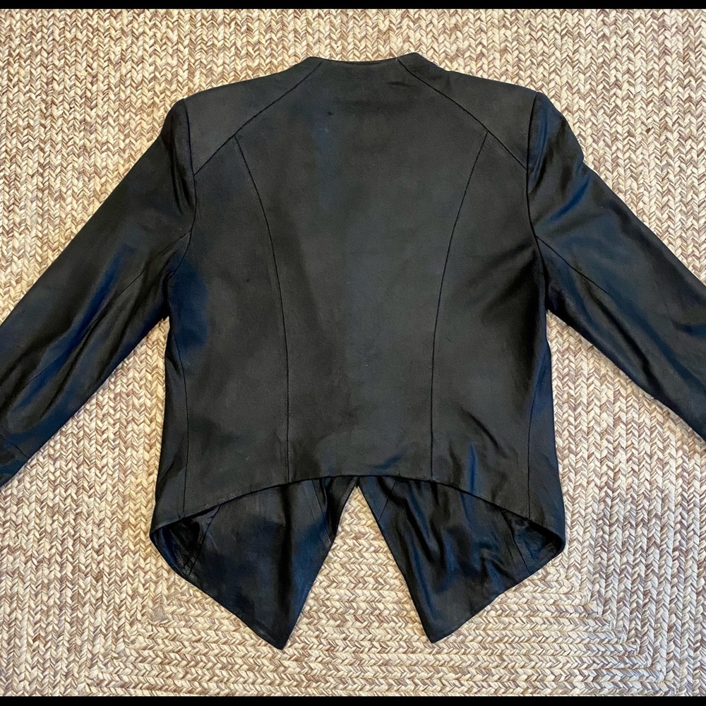 BB Dakota black leather jacket, size M - Picture 4 of 5